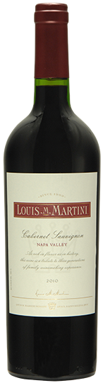Image of Bottle of 2010, Louis M. Martini, Napa Valley